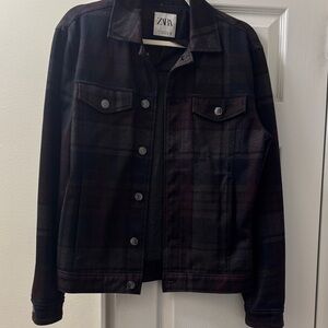 Zara Women's Plaid Jacket size small